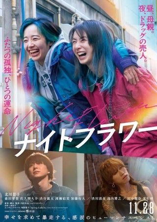 『ナイトフラワー』本予告編&本ポスター解禁!夏希(北川景子)&多摩恵(森田望智)が幸せを求めて暴走する