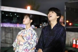 映画オリジナル花火を打ち上げ!長岡大花火大会に佐藤勝利と原菜乃華が登場『君と花火と約束と』サプライズ花火3