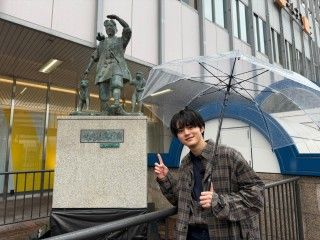 『藁にもすがる獣たち』鈴鹿央士「節目になった日」初の故郷・岡山での凱旋舞台挨拶3