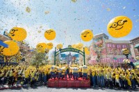 『ミニオン・パーク』オープン！ミニオンカラーの黄色一色の“ハチャメチャ”開幕宣言で大熱狂