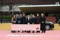 木村拓哉が倍賞千恵子をタクシーでエスコート!『TOKYOタクシー』タクシーセレモニー&完成披露試写会