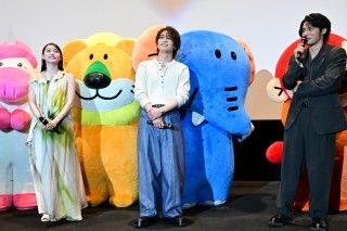 『たべっ子どうぶつ THE MOVIE』松田元太、水上恒司、高石あかり、たべっ子どうぶつさんたちが登壇！初日舞台挨拶２