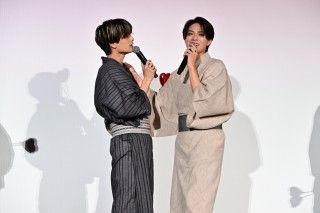 撮影ぶりに浴衣姿で大集結！“青春胸キュン”支持を獲得したのは…？『山口くんはワルくない』夏の青春先取り舞台挨拶２