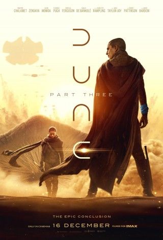 宇宙の命運を懸けた最終決戦が始まる『デューン 砂の惑星PART3』最終予告＆海外版ポスタービジュアル世界解禁